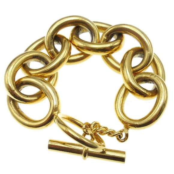 Chanel Gold Chain Bracelet 19878 - Picture 1 of 8